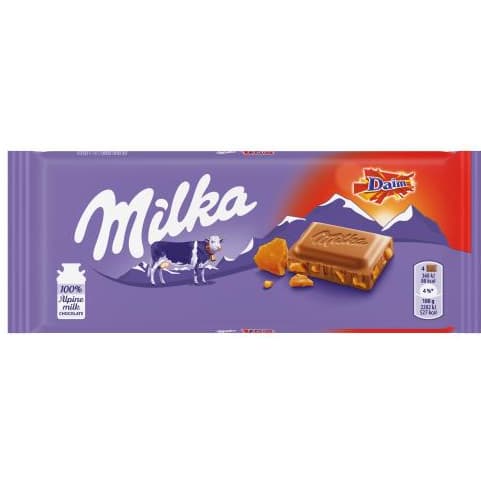 CHOCOLATE MILKA DAIM 100G IMPORTADO