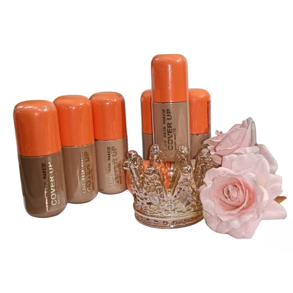 LOVE RAIN COVER UP BASE MATTE Light Weignt crease Free COVER UP 100% ORIGINAL BASE Liquida Genuine