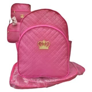 Mochila Infantil Menina Prática para Nenê Recém Nascido Creche Escolinha