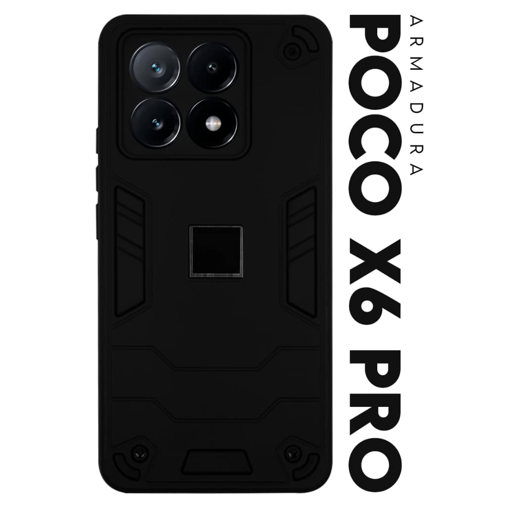 Capa Capinha Case Armadura Militar Xiaomi Poco X6 Pro 5g tela 6.67 Premium Protetora Resistente Anti-Impacto Anti-Shock