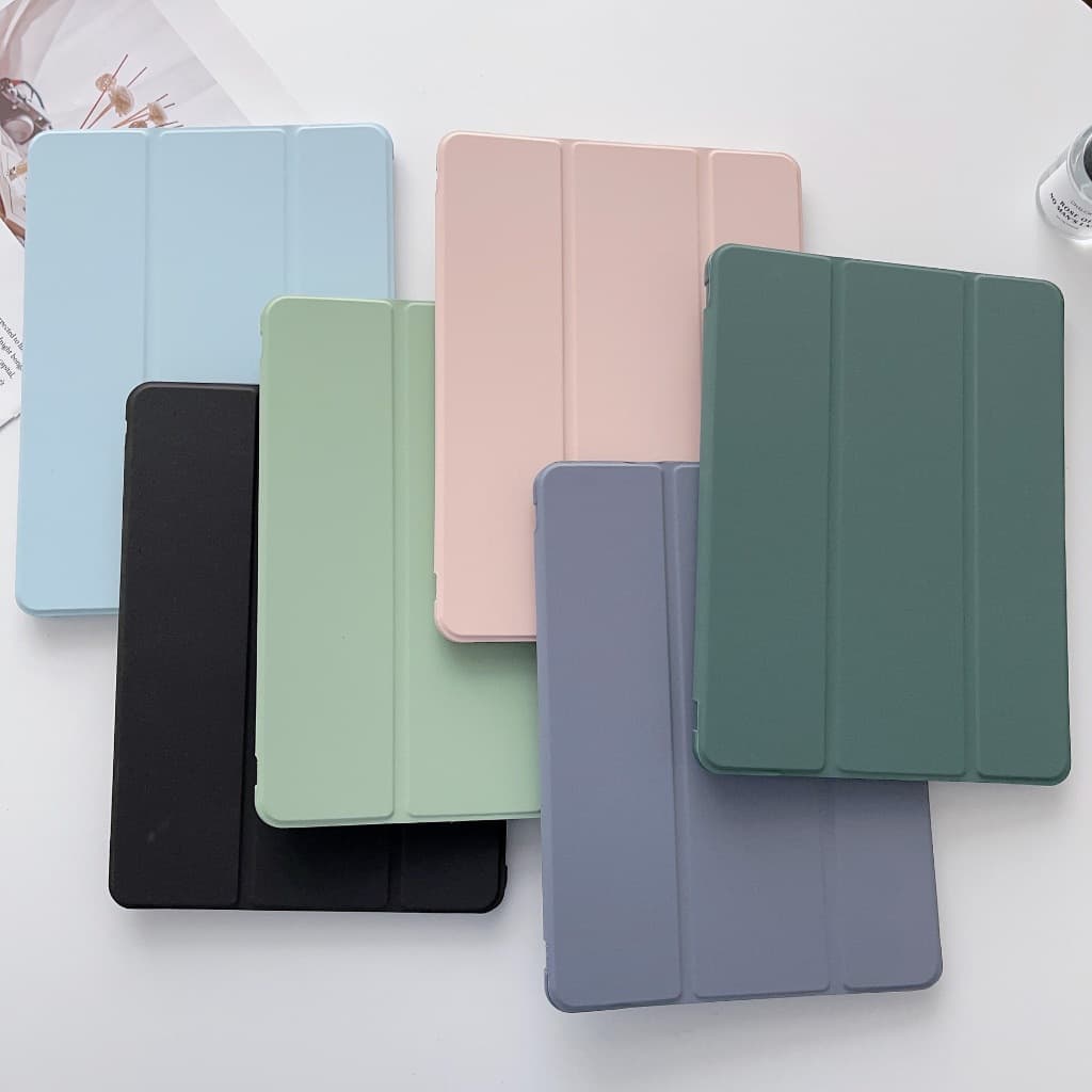 Capa capinha magnetico inteligente com slot de canetas compativel ipad 10/11 10.9pol（2022 e 2025）A2757/A2777/A3354