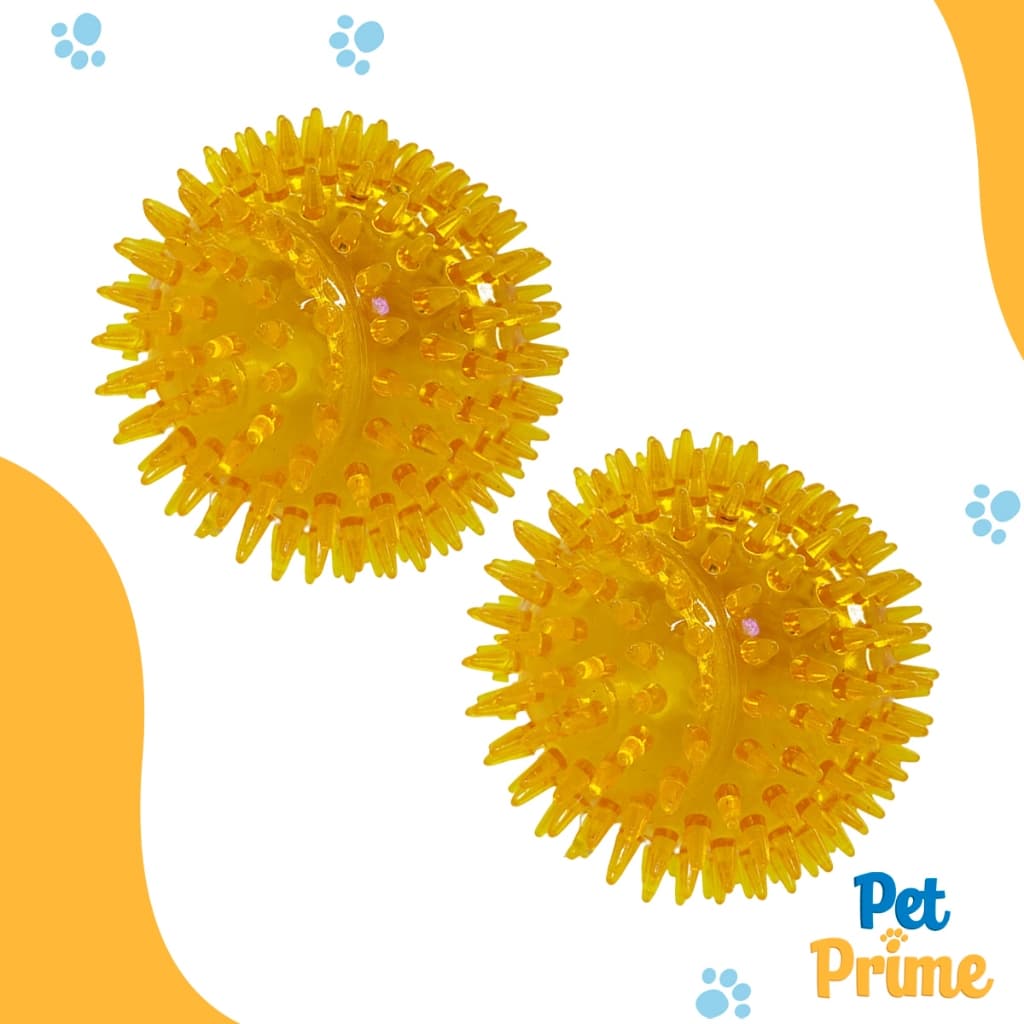 Kit 2 Brinquedo para Cachorro de Vinil Bola Mágica Savana Pet