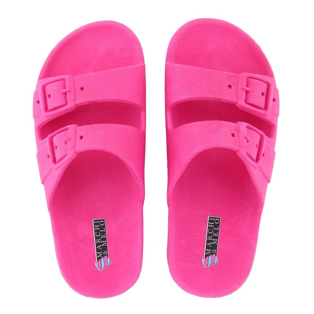 Clinelo Birken Slide Borracha Rosa Confortavel Macia Leve Barata Infantil Menina Confortável Leve