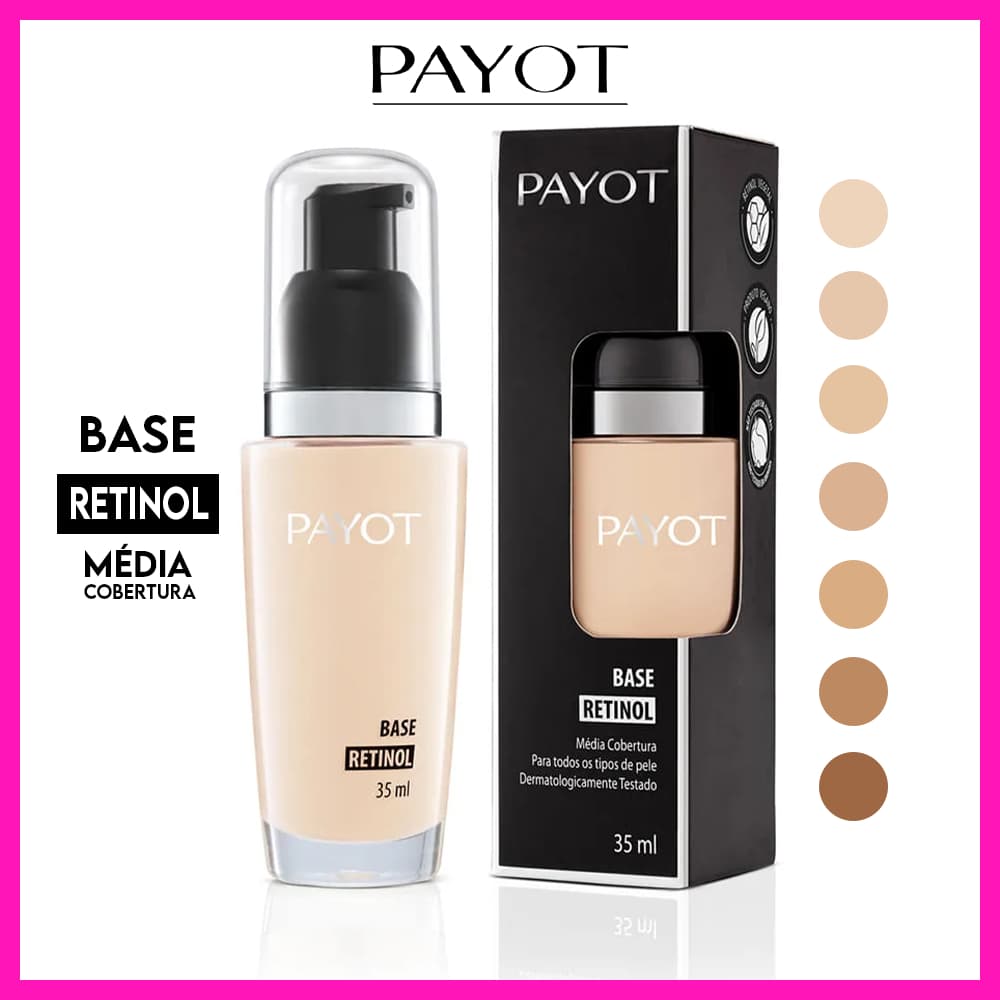 Payot Retinol Base Líquida 35ml (Média Cobertura)
