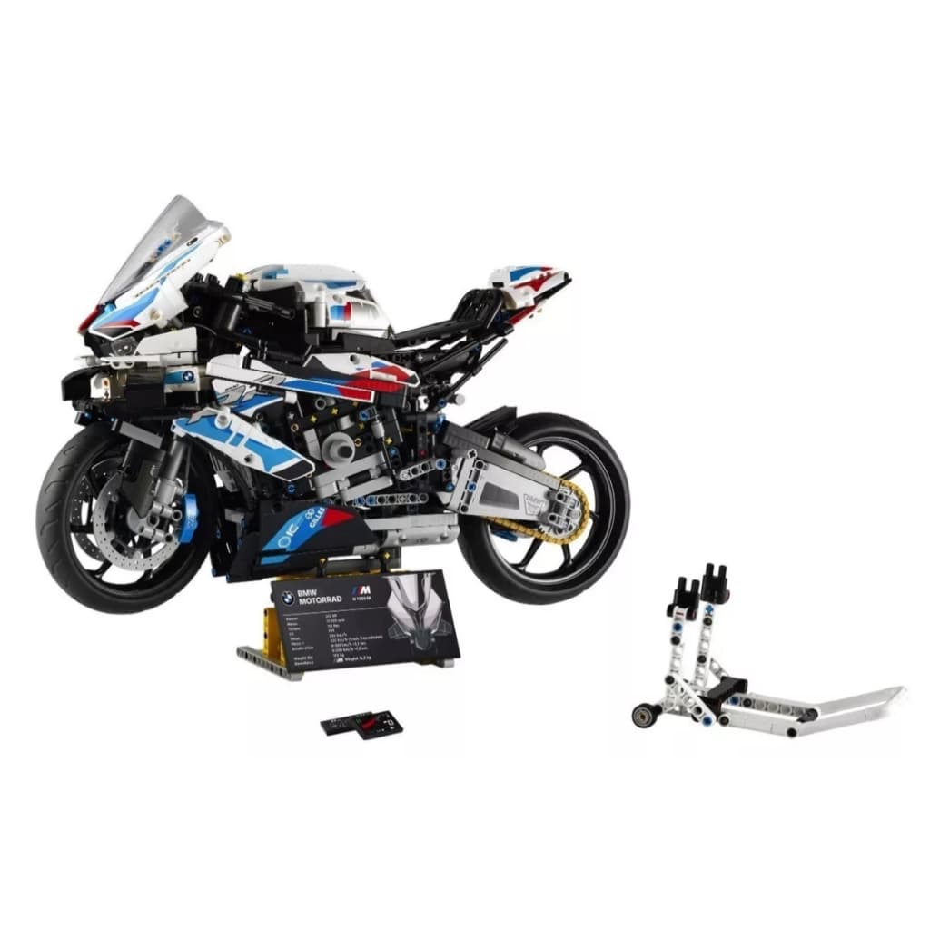 Blocos de Montar Moto Bmw S1000rr Technic 1920 Pçs Similar Lego