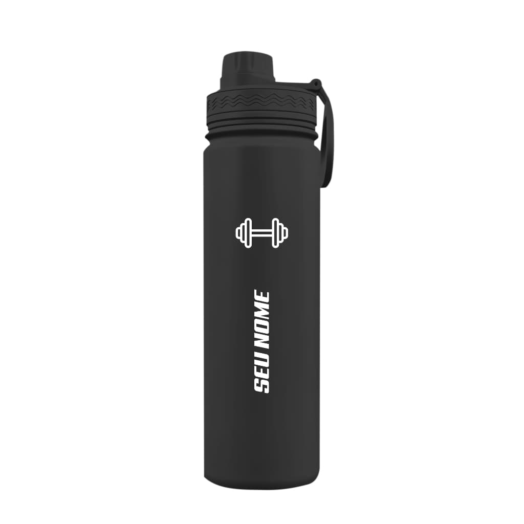 Garrafa Térmica Fresh Com Alça Personalizada Halter Academia Com Nome