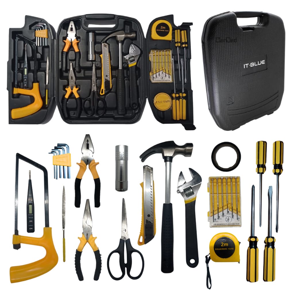 É opcional Organizadora Completo Kit Jogo de Ferramentas Com Maleta Caixa Portatil Multifuncional