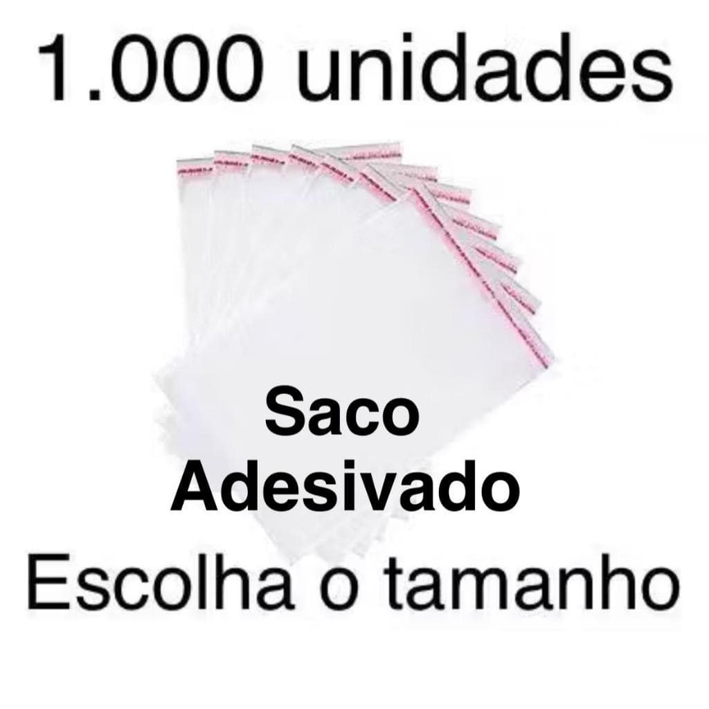 1.000 Sacos Adesivados Sem Furo Escolha o Tamanho Do 4x4 ao 15x20 Bijouteria Presente Chaveiro Lembrancinha Lágrima de Alegria Cosmético Festa Alimento Segurança Convite Organização Chocolate Biscoito Identificação Melhor Preço Importado Massai
