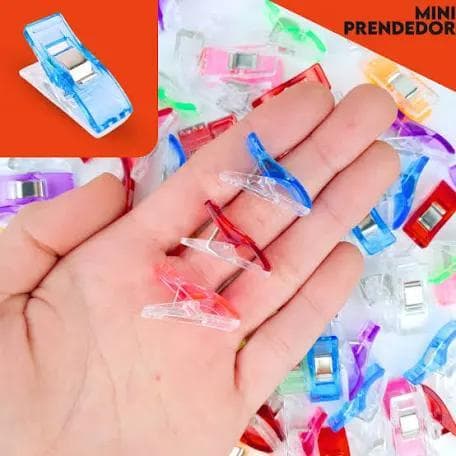 Mini Prendedor De Tecido Para Patchwork Alinhavar Costurar