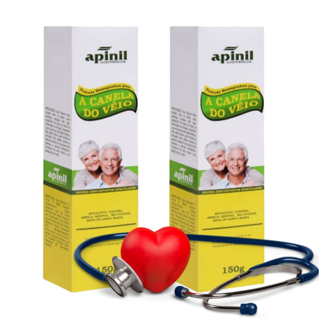 Kit 2 Cremes Canela do Véio Anti-Inflamatório Resultado Garantido 150g