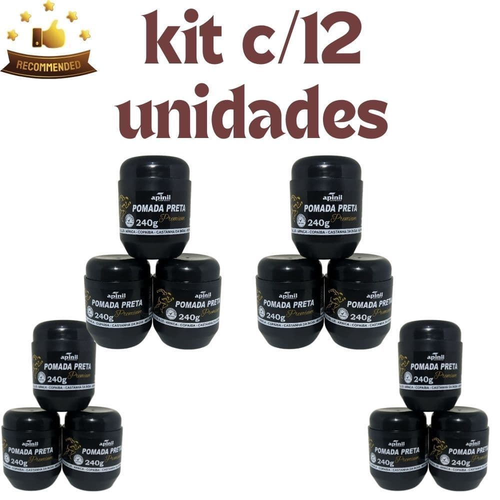 Kit 12 Gel Massageador Apinil Premium Alívio Muscular Eficaz