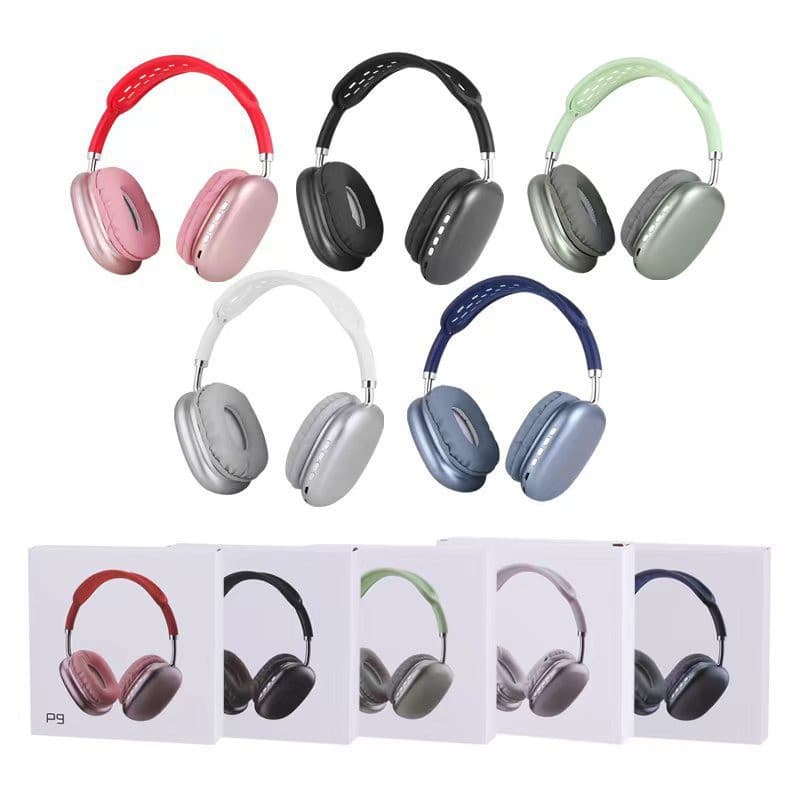 Fone de ouvido Sem fio Bluetooth estéreo alta fidelidade super bass qualcomm chip hd mic P9