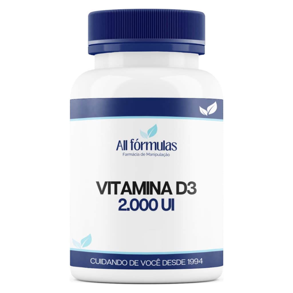 Vitamina D3 2.000 UI - 90 Cápsulas