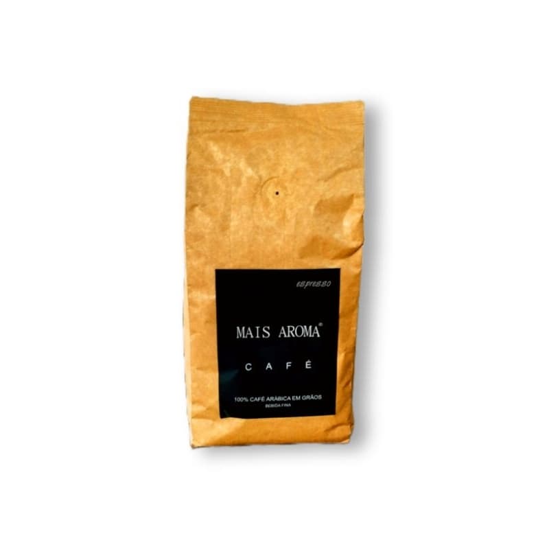 café em grão torrado 500g arabica  mais aroma expresso