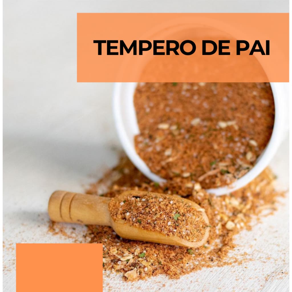 Tempero de Pai -Tempero Misto - 100G, 200G, 300G - Aldeia
