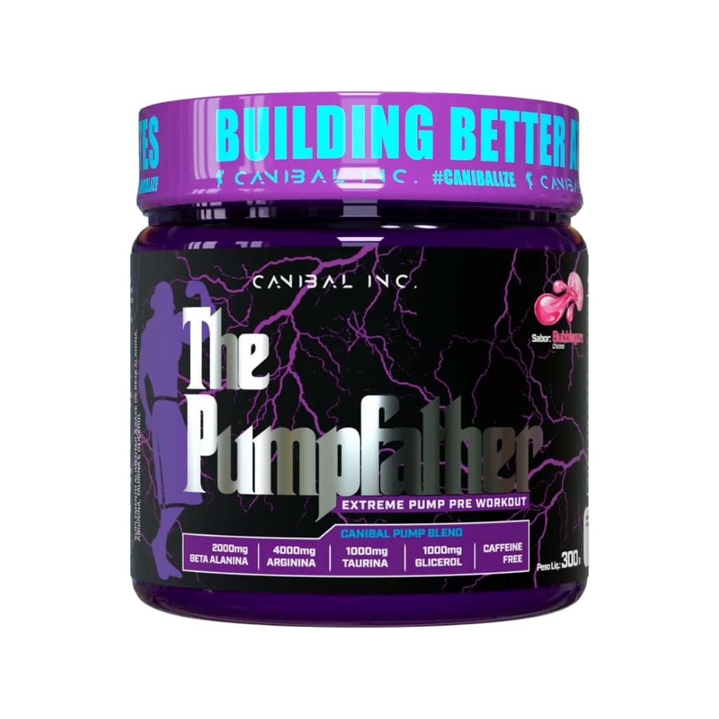 Pré Treino The Pumpfather 30 Doses 0% Cafeína 300g Canibal