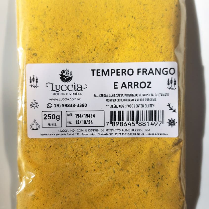 Tempero para Frango e Arroz