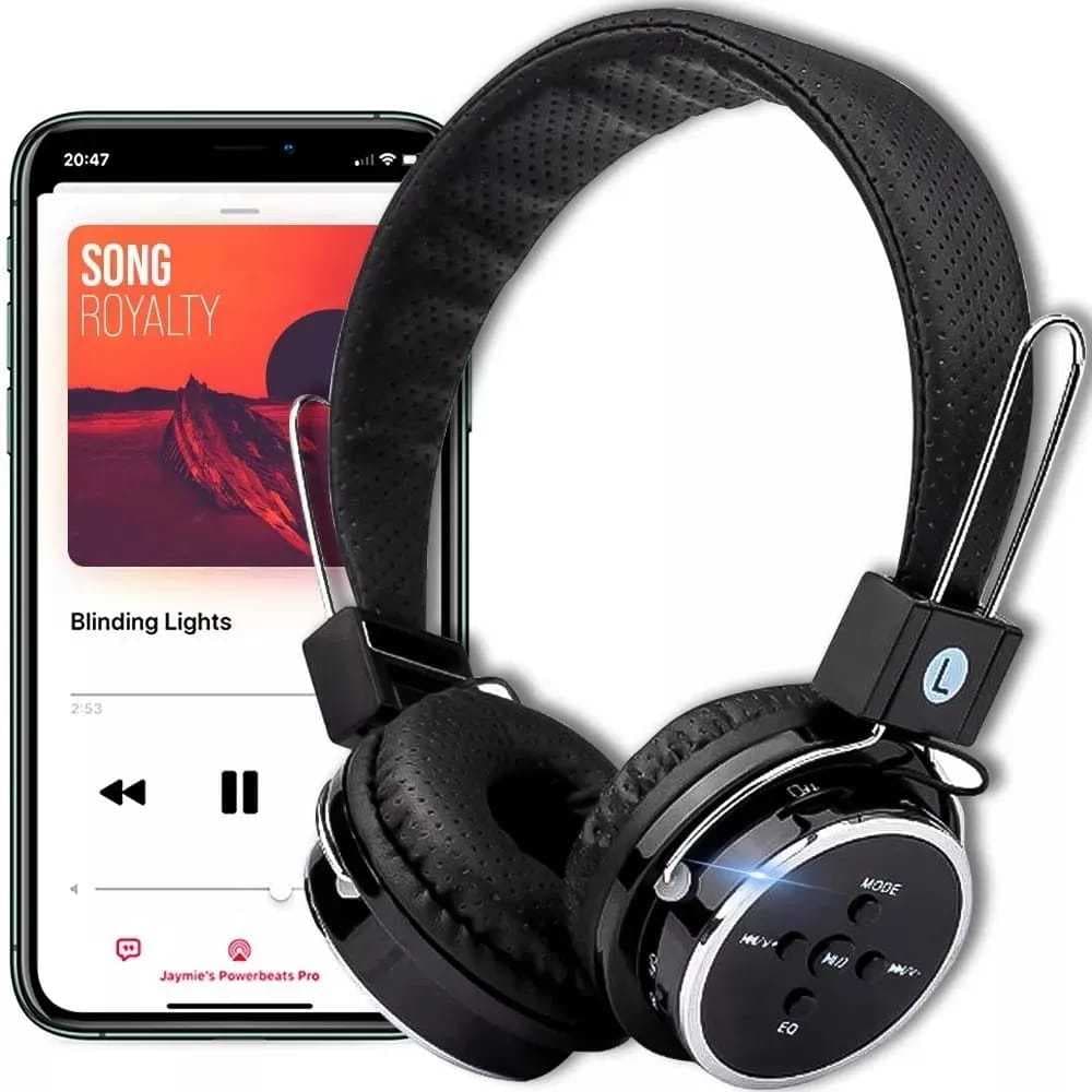 Fone De Ouvido ORIGINAL Sem Fio bluetooth Micro Sd Usb B-05 Fone Headphone Sem Fio Bluetooth Universal Fm Sd P2 Mp3