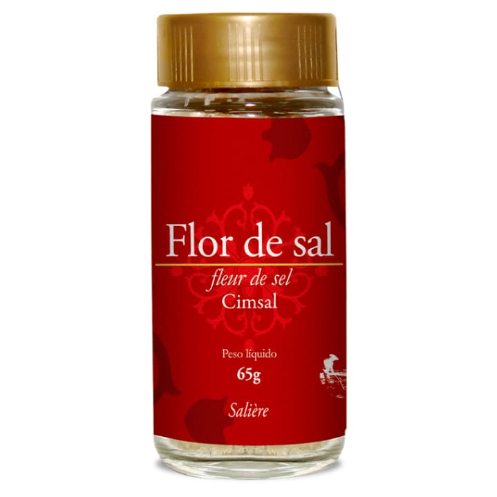 Flor de Sal Marinho Cimsal Saliere Tradicional 65g Gourmet