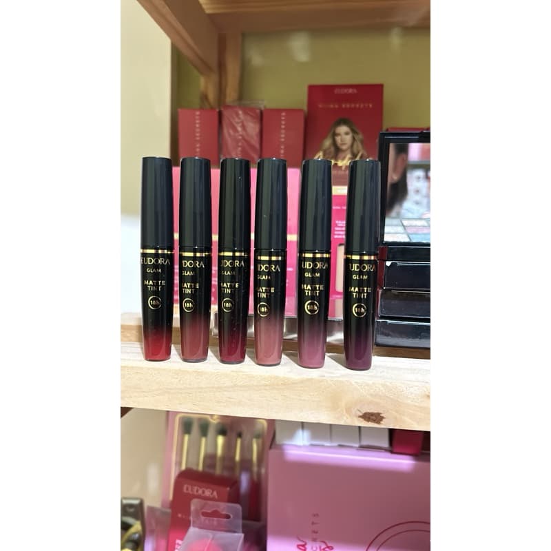 Batom liquido matte tint glam 18h Eudora
