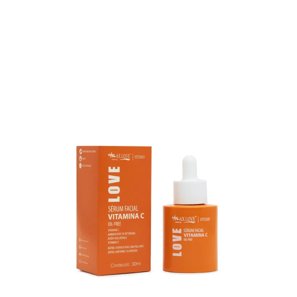 Sérum Facial Max Love com Vitamina C - Efeito Iluminador 30ml
