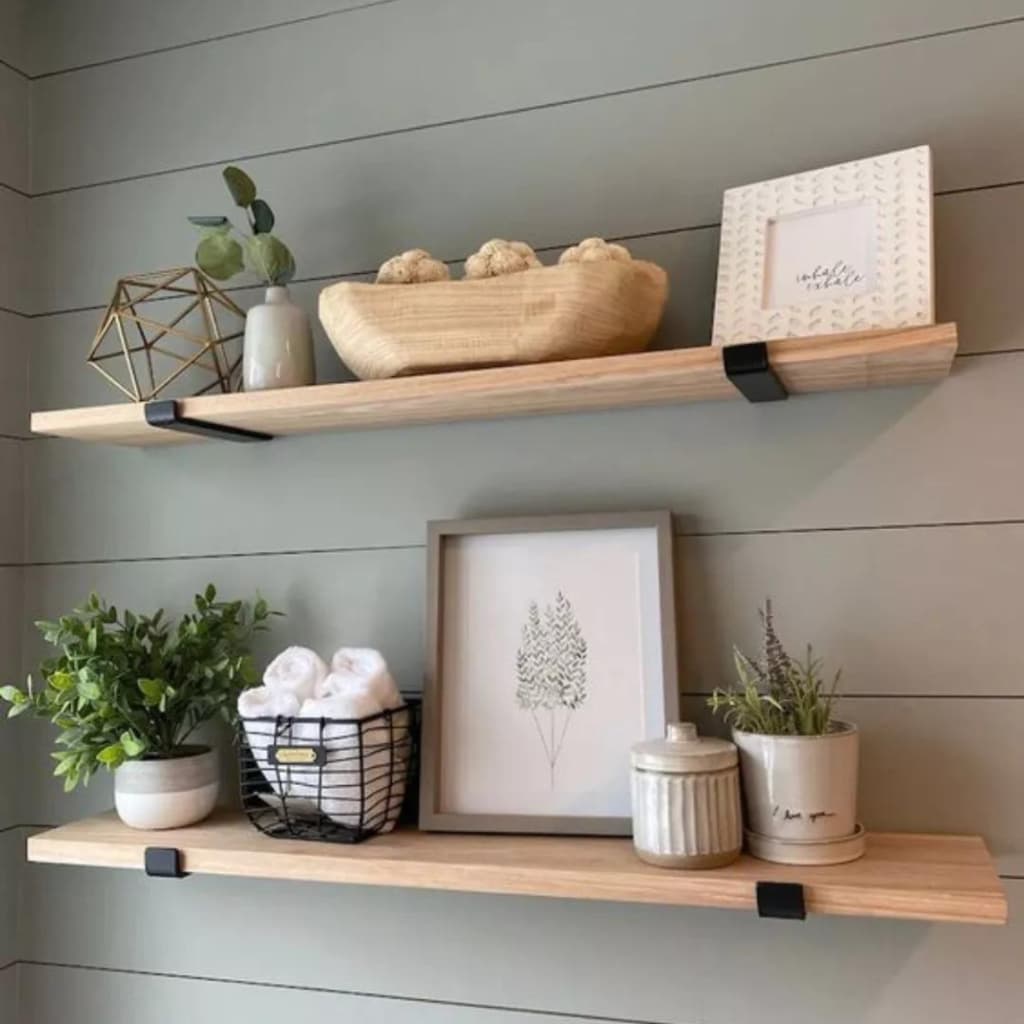 Prateleira Parede 60x20 Suporte Flutuante Livros Decoração