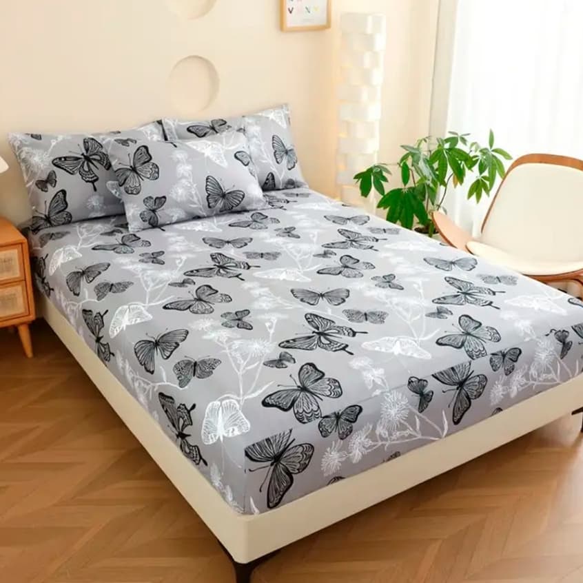 Jogo de Lençol Para Cama Solteiro Casal Queen e King Estampado