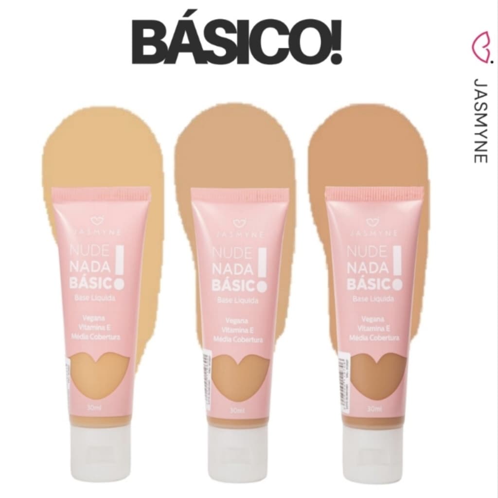 Base Líquida Jasmyne Nude Nada Básico JS00058