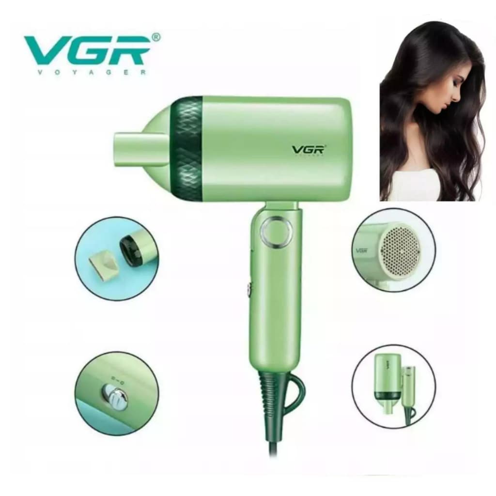Secador de cabelo profissional dobrável VGR V-421 Imperio