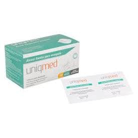 Lenço umedecido -  Álcool Swab – KIT com 100 - 200 - 300 - Unidades