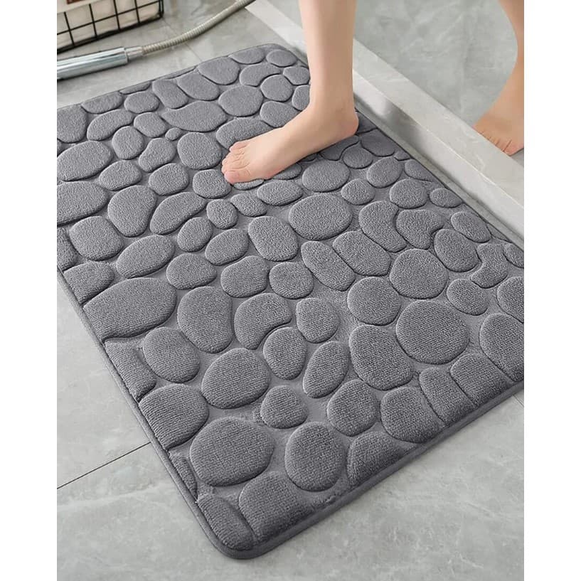 Tapete Soft Antiderrapante para Banheiro, Sala e Quarto com Diversas Cores 40cm x 60cm 1/2/3 pecas