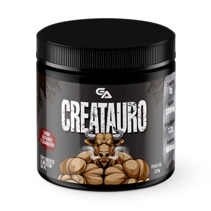 Creatauro Pré-treino: Creatina Monohidratada + Beta-Alanina + Arginina +Taurina