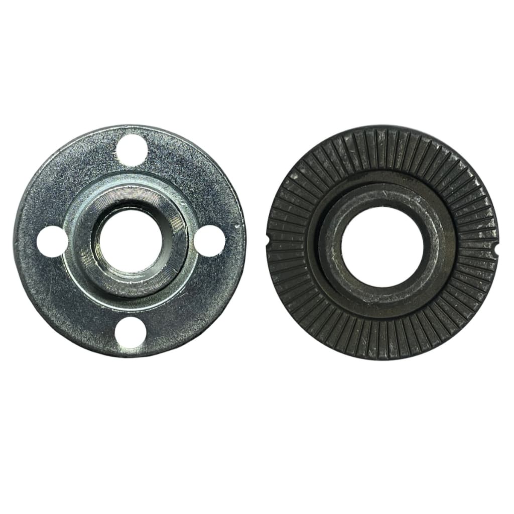 Jogo De Flange Compatível Com Esmerilhadeira Lixadeira Furo de 22mm Jogo Interna e Externa