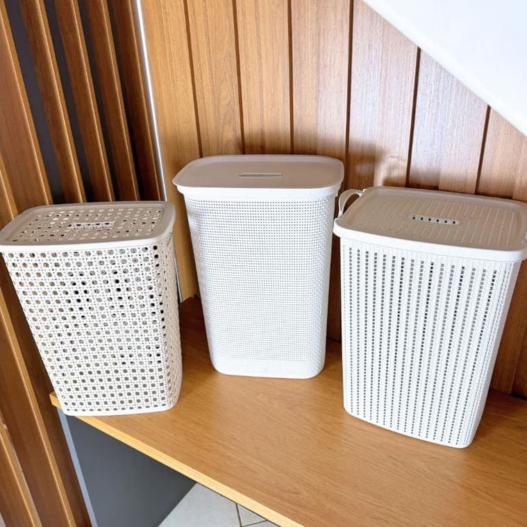 Cestos de Roupas de Diferentes Modelos - Cestos para Lavanderia, Banheiro e Quarto, Escolha Entre Design Moderno, Clássico e Funcional