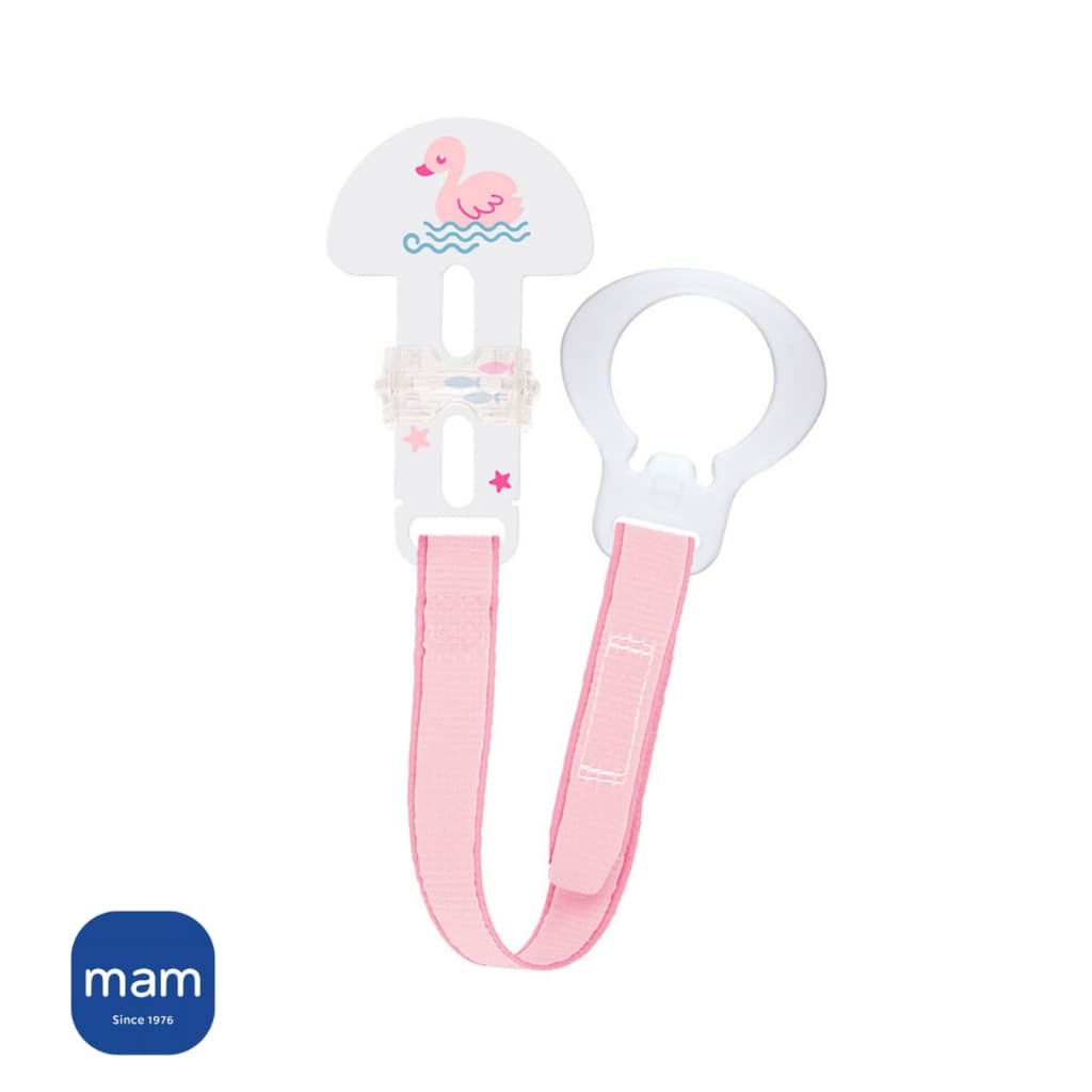 Prendedor de Chupeta CLIP MAM Anel Silicone Adaptador Bico Infantil Bebê Meninas