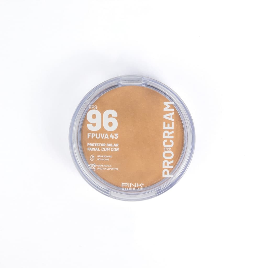 Protetor Filtro Solar Cremoso com Cor Pro Cream FPS96 PINK CHEEKS Promoção