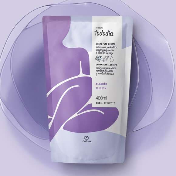 Refil Hidratante Natura Tododia 400ml