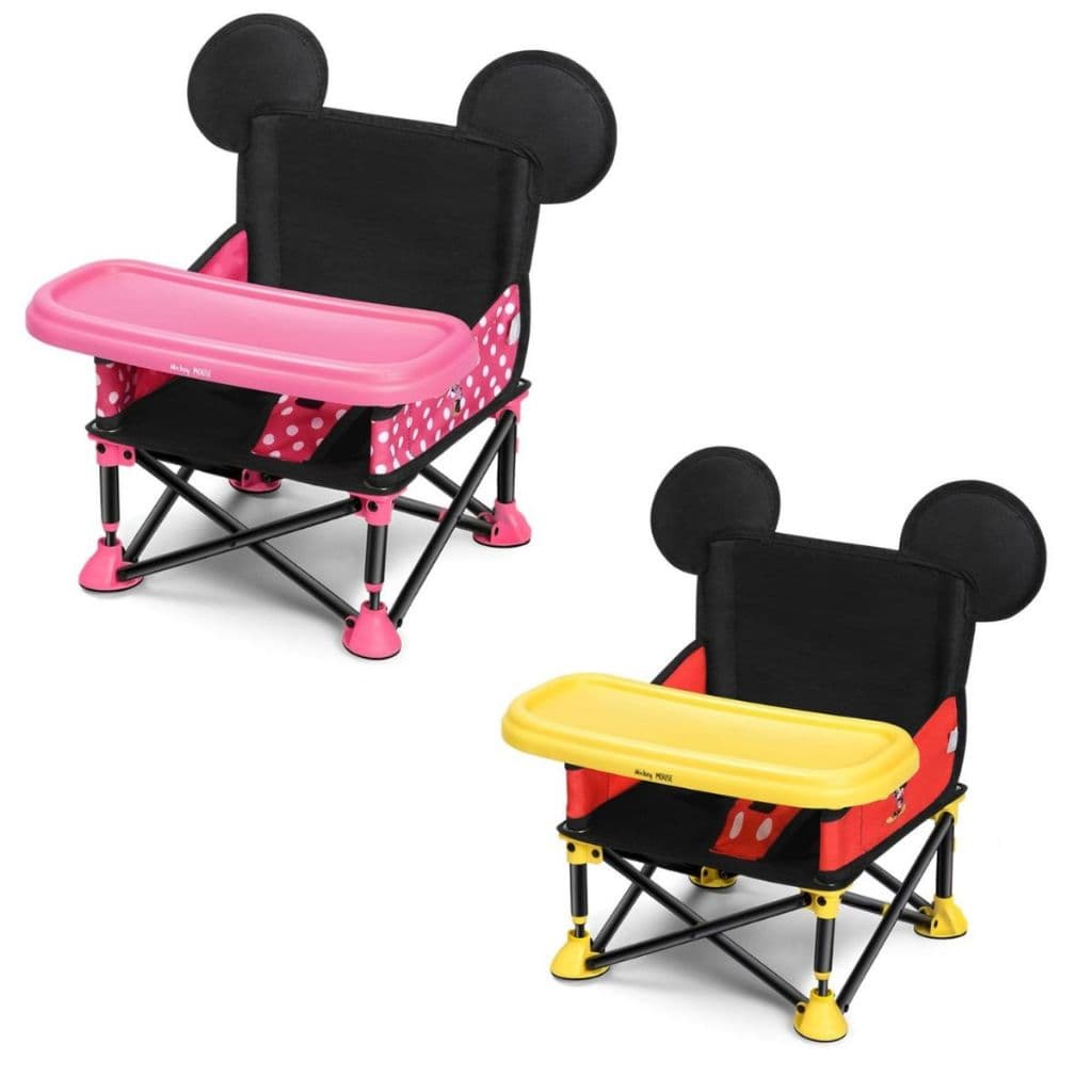 Cadeirinha de Alimentação Cadeira PopCorn Infantil Bebê +6M 15Kg Portátil Minnie Mickey Multikids