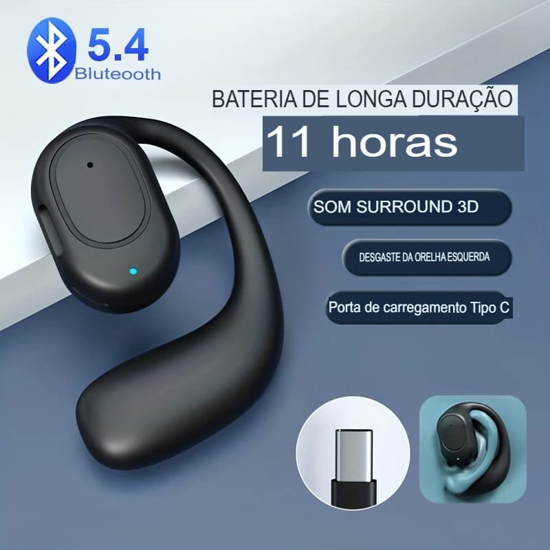 Fone de Ouvido Bluetooth A Prova de Água Bluetooth Sem Fio Esportivo TWS W6Touch Control HeadPhone