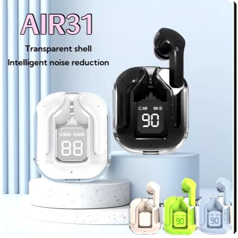 TWS T6 Bluetooth 5.0 Fones De Ouvido Com Display LED, Fones De Ouvido Com Redução De Ruído, Fones De Ouvido Com Microfo