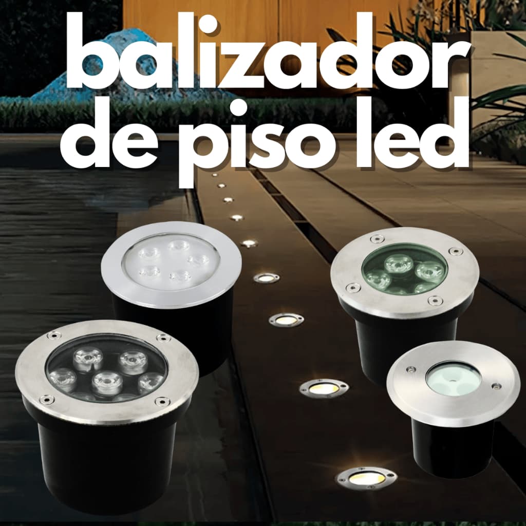 Balizador Spot Led Embutir Chão Piso Jardim 1w 3w 5w 6w 7w Lâmpada Luminária Bivolt Blindado Prova D'água