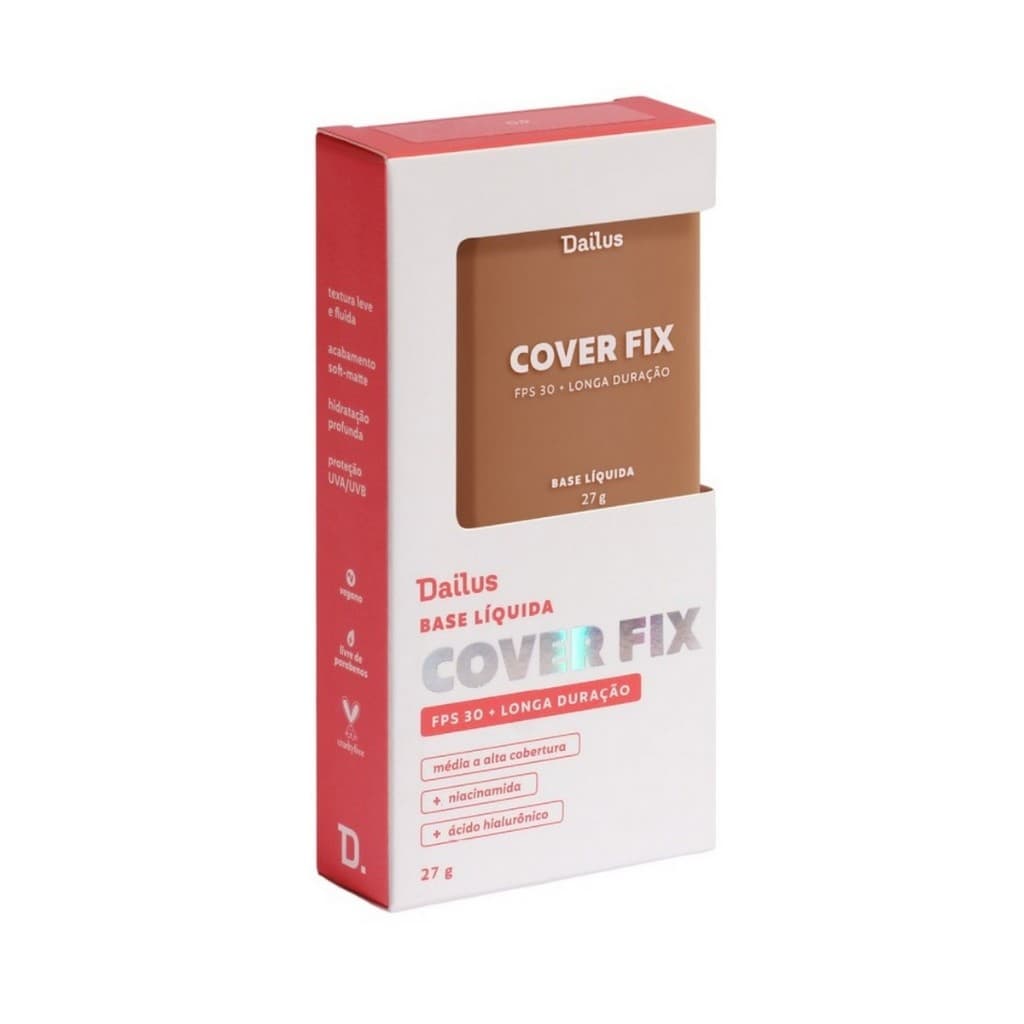 BASE LIQUIDA COVER FIX D9 ESCURO - FPS 30 - DAILUS