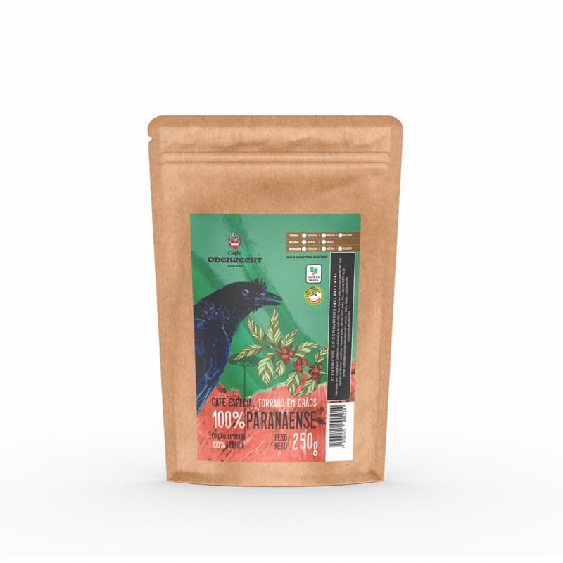 CAFE ODEBRECHT GOURMET ESPECIAL PARANÁ EM GRÃOS 100% ARÁBICA 250G