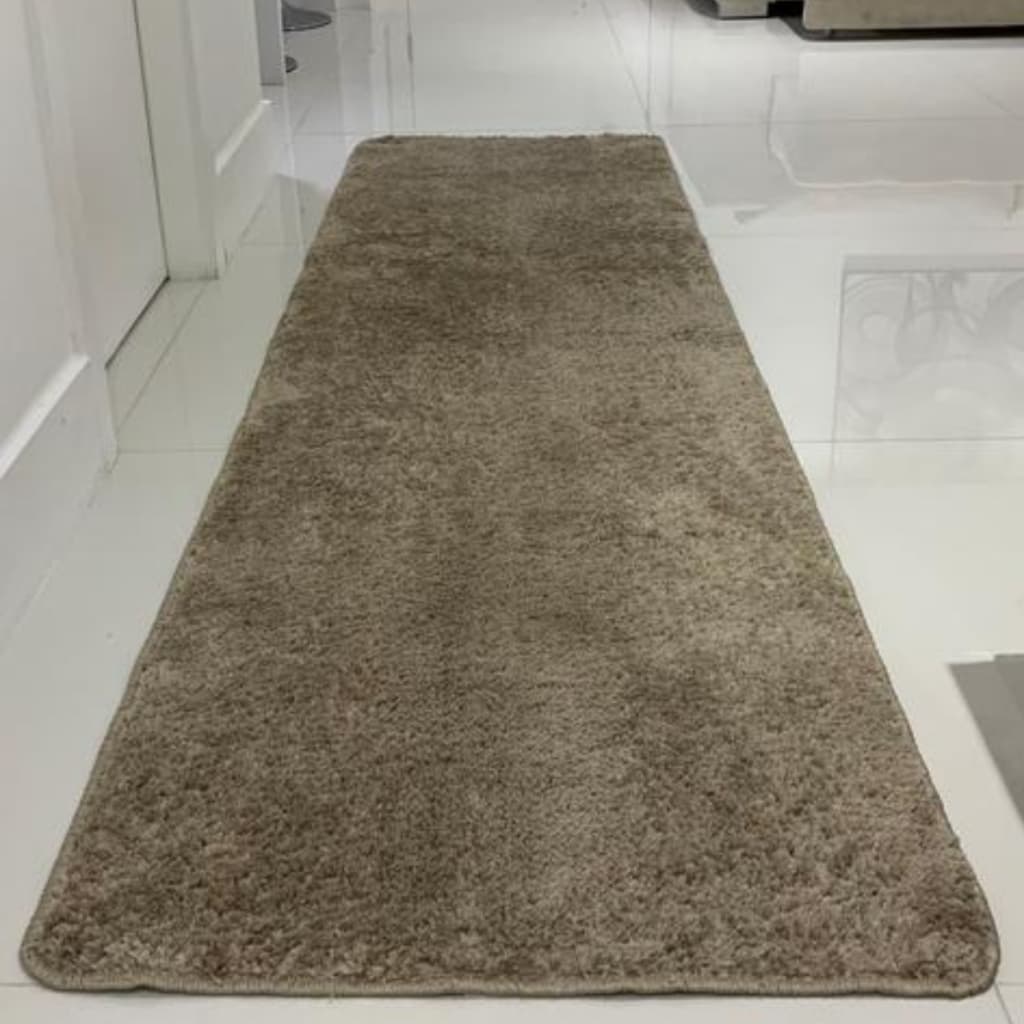 Tapete Passadeira Antiderrapante Sala Quarto Pelo Macio Apolo 66 x 250cm