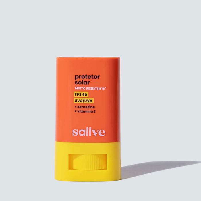 Protetor Solar Bastão FPS 60 Muito Resistente Sallve15g