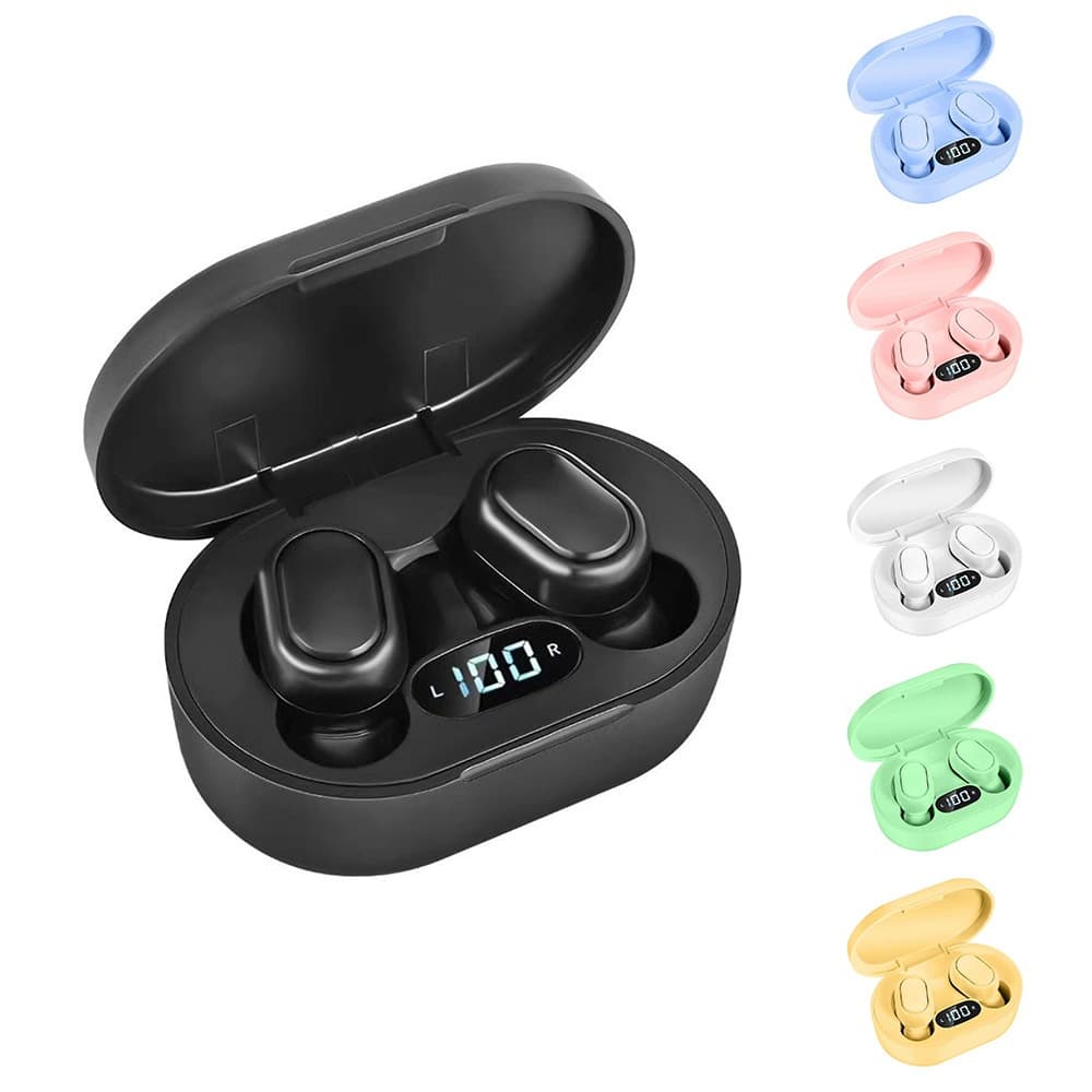 Fone De Ouvido, E6s Bluetooth 5.0 Tws Preto