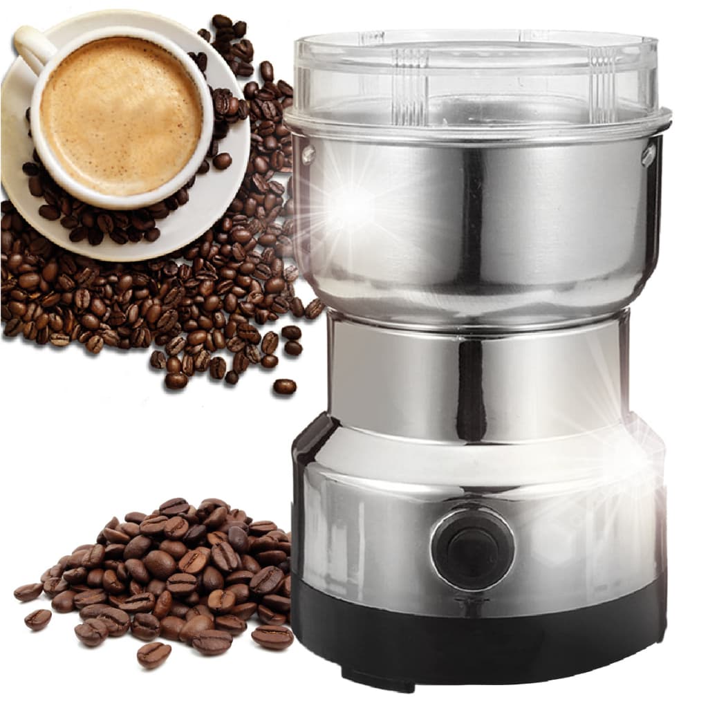 Moedor de Café Grãos Sementes Elétrico Automático Gourmet Profissional em Aço Inox