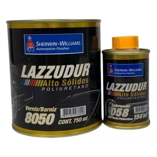 Verniz Automotivo Pu 8050 Alto Solidos Lazzuril