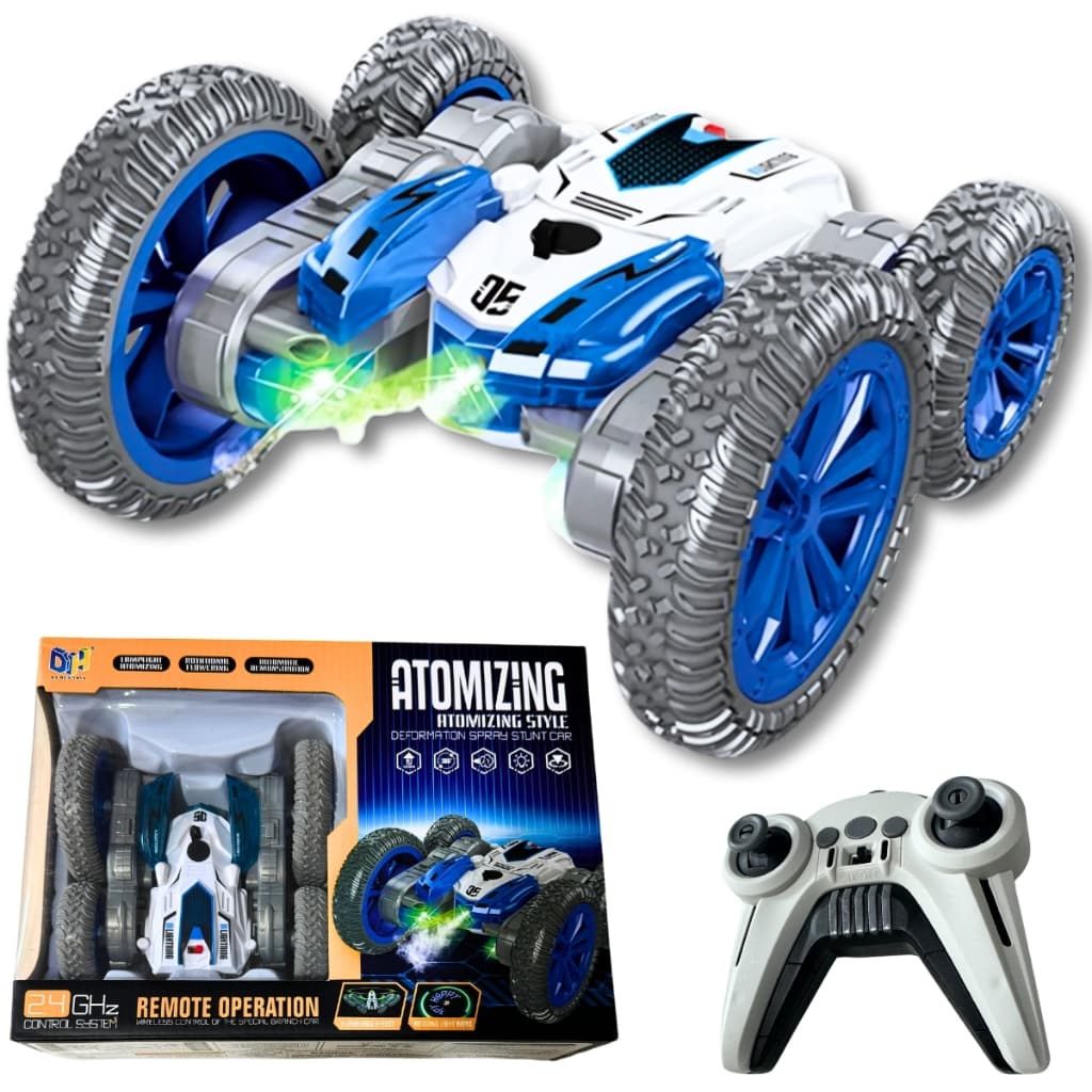 Carrinho Controle Remoto Com Luz Resistente Solta Fumaça 4x4 Super Rápido LANÇAMENTO