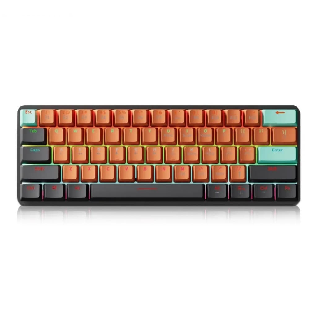 MUCAI-MK610 USB Teclado Mecânico Gaming SWITCH VERMELHO